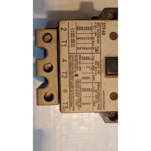 Контактор Siemens 3TF48